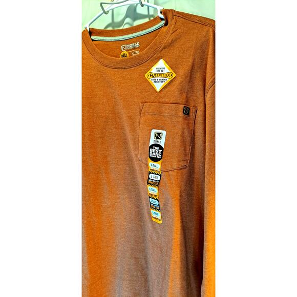 Noble Outfitters Men's T-Shirt Tall T - Light Brown - Picture 5 of 5